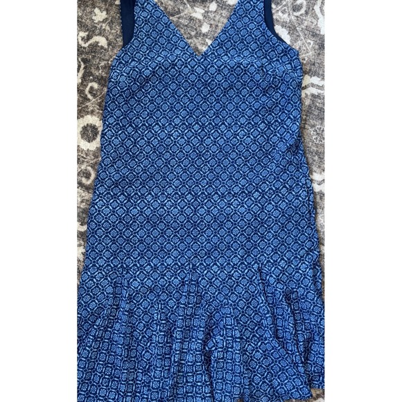 Lauren Ralph Lauren Dresses & Skirts - Ralph Lauren Dress Womens Size 2 blue sleeveless pockets ruffle lined